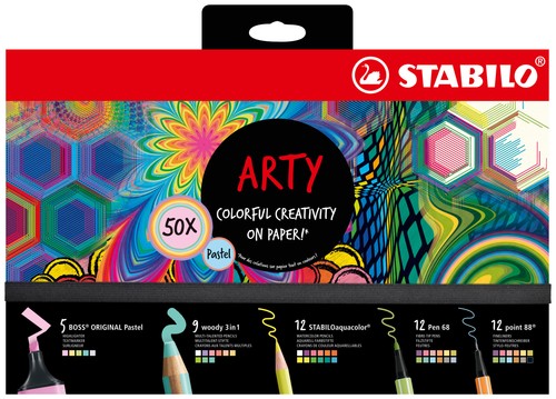 Stifte set stabilo arty - stifte-set,