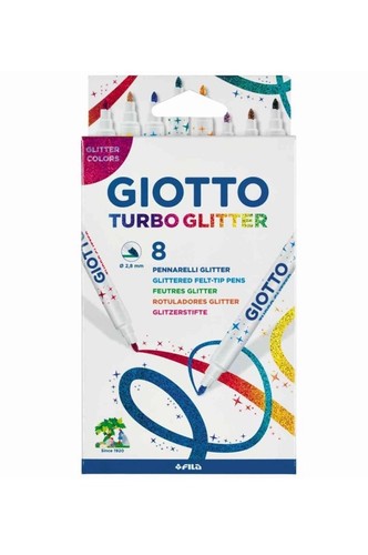 Turbo glitter fasermaler - glitter,
